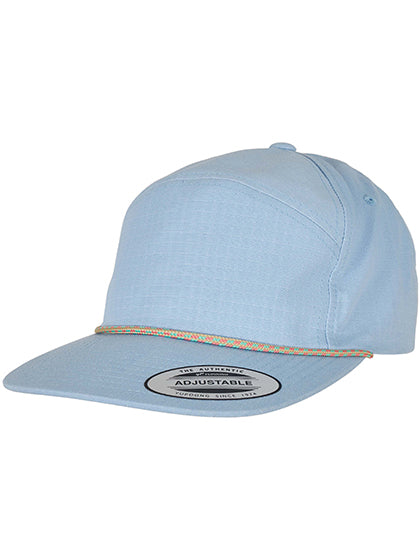 Color Braid Jockey Cap in Light Blue, Größe One Size