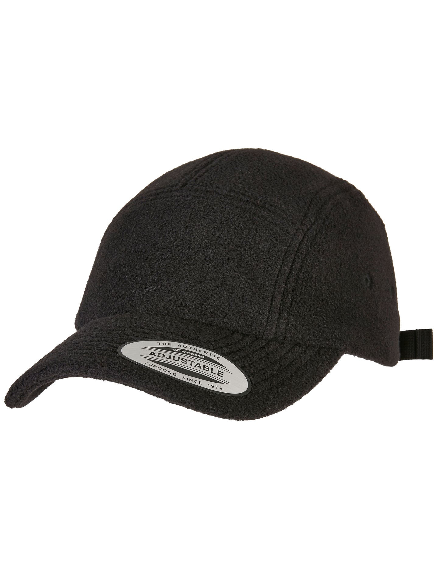 Polar Fleece Jockey Cap in Black, Größe One Size