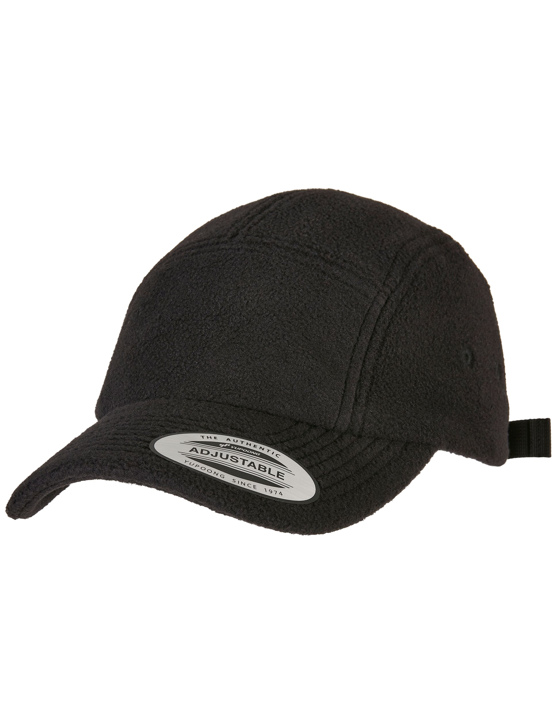 Polar Fleece Jockey Cap in Black, Größe One Size