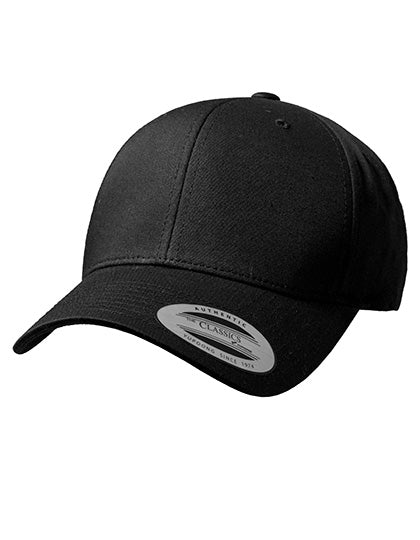 Curved Classic Snapback in Black, Größe One Size