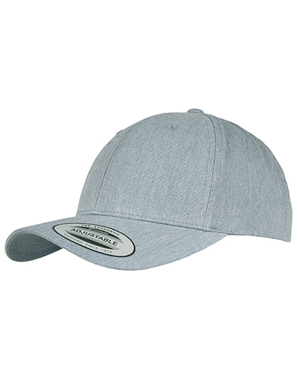 Curved Classic Snapback in Heather Grey, Größe One Size