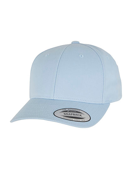 Curved Classic Snapback in Light Blue, Größe One Size