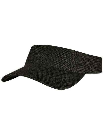 Bast Visor Cap in Black, Größe One Size