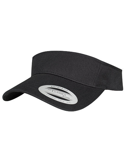 Curved Visor Cap in Black, Größe One Size