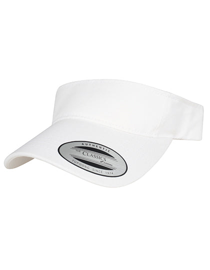 Curved Visor Cap in White, Größe One Size