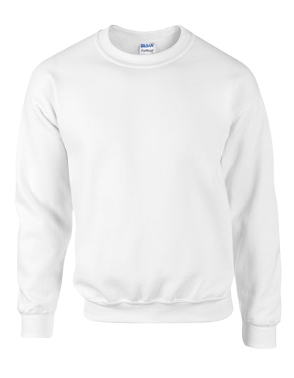 DryBlend® Adult Crewneck Sweatshirt in White, Größe XXL