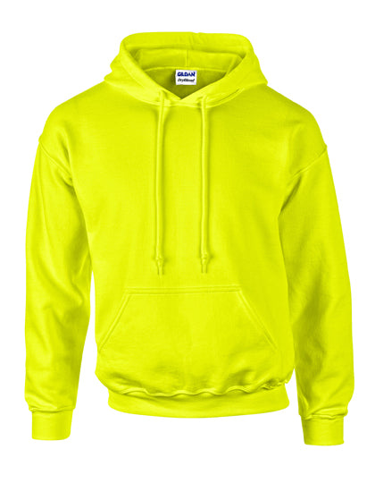 DryBlend® Adult Hooded Sweatshirt in Safety Green, Größe XXL