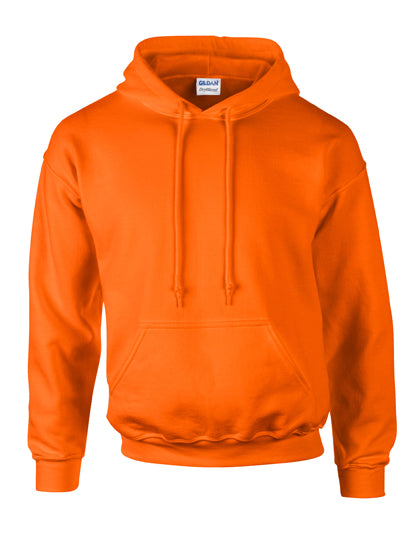 DryBlend® Adult Hooded Sweatshirt in Safety Orange, Größe XXL