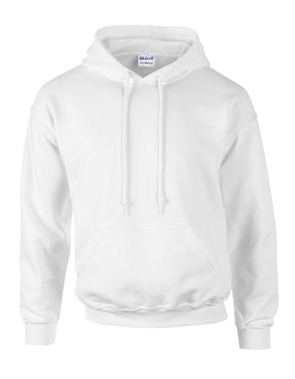 DryBlend® Adult Hooded Sweatshirt in White, Größe XXL