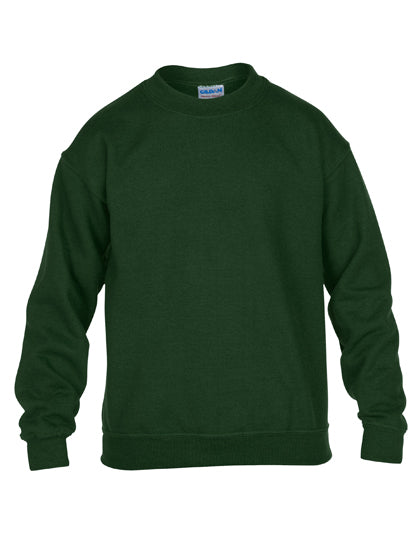 Heavy Blend™ Youth Crewneck Sweatshirt in Forest Green, Größe XL (176)