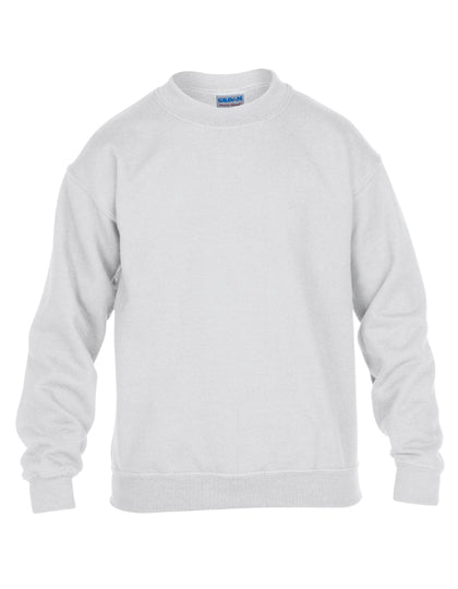 Heavy Blend™ Youth Crewneck Sweatshirt in White, Größe XL (176)