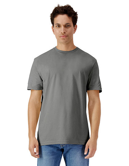 Light Cotton Adult T-Shirt in Charcoal (Solid), Größe 3XL