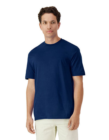 Light Cotton Adult T-Shirt in Navy, Größe 3XL