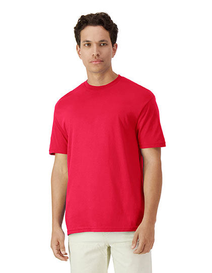 Light Cotton Adult T-Shirt in Red, Größe 3XL