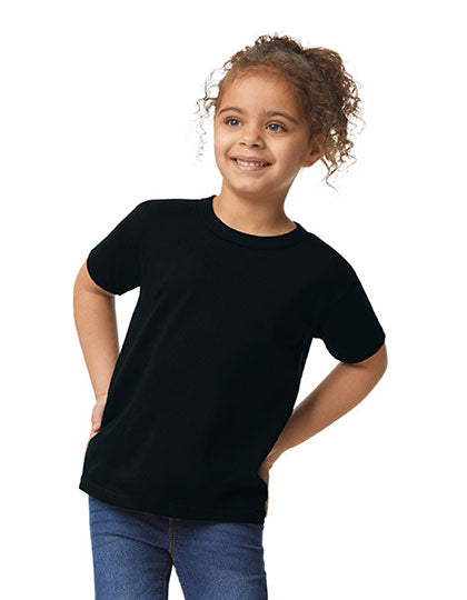 Heavy Cotton™ Toddler T-Shirt in Black, Größe 116/128 (6T)