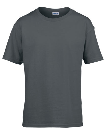 Softstyle® Youth T-Shirt in Charcoal (Solid), Größe XL (164/174)