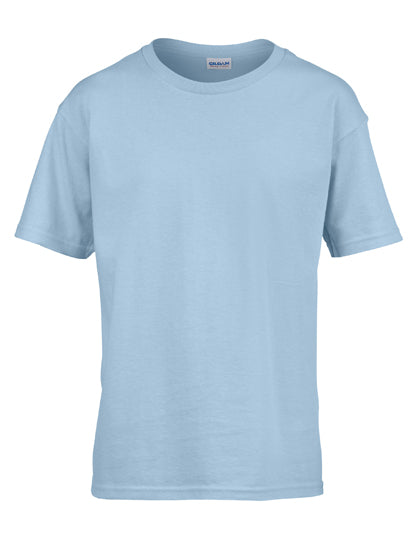 Softstyle® Youth T-Shirt in Light Blue, Größe XL (164/174)