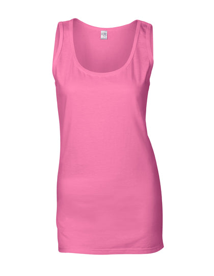 Softstyle® Women´s Tank Top in Azalea, Größe XXL