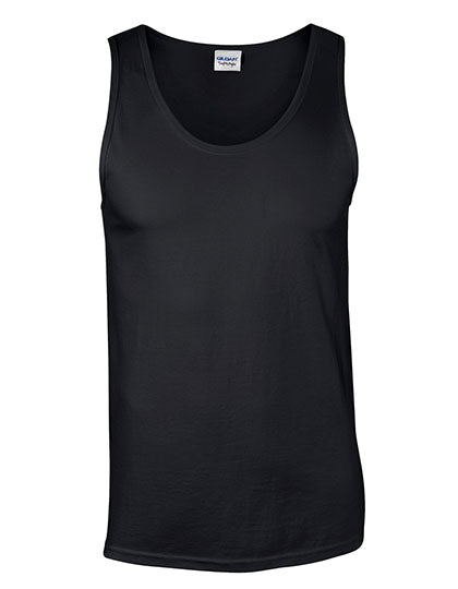 Softstyle® Adult Tank Top in Black, Größe XXL