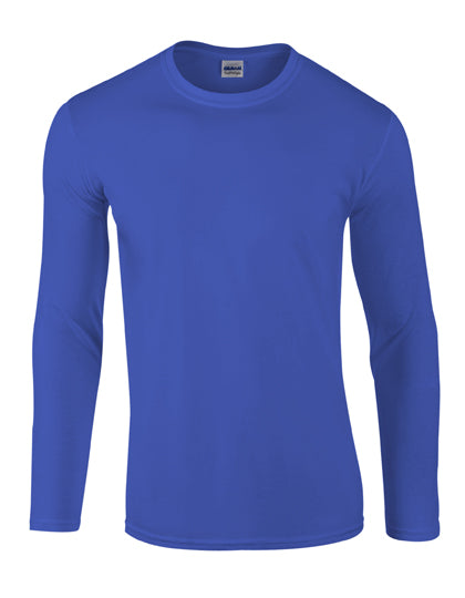 Softstyle® Adult Long Sleeve T-Shirt in Royal, Größe 3XL