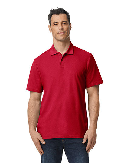 Softstyle® Adult Piqué Polo in Cherry Red, Größe 4XL