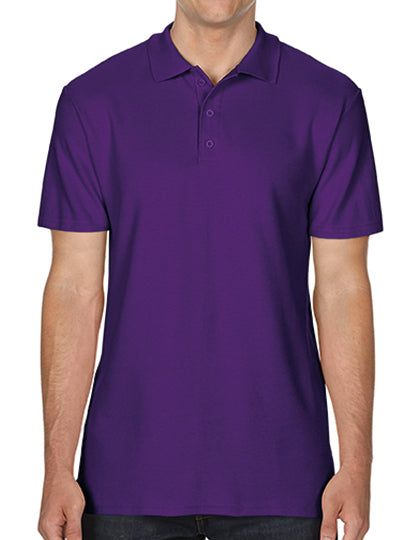 Softstyle® Adult Piqué Polo in Purple, Größe 4XL