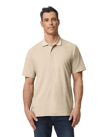 Softstyle® Adult Piqué Polo in Sand, Größe 4XL