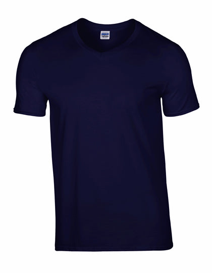 Softstyle® Adult V-Neck T-Shirt in Navy, Größe 3XL