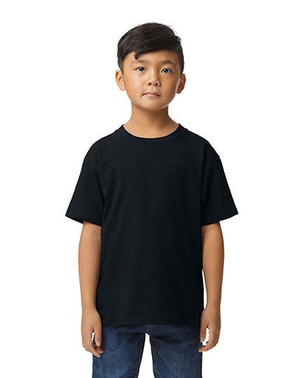 Softstyle® Midweight Youth T-Shirt in Pitch Black, Größe XL (164/174)