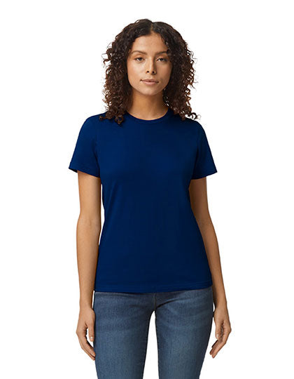 Softstyle® Midweight Women´s T-Shirt in Navy, Größe 3XL