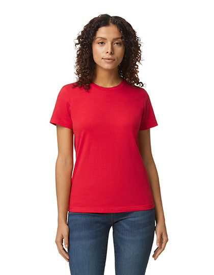Softstyle® Midweight Women´s T-Shirt in Red, Größe 3XL