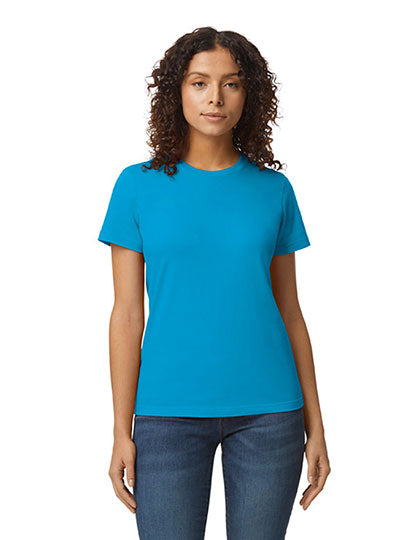 Softstyle® Midweight Women´s T-Shirt in Sapphire, Größe 3XL