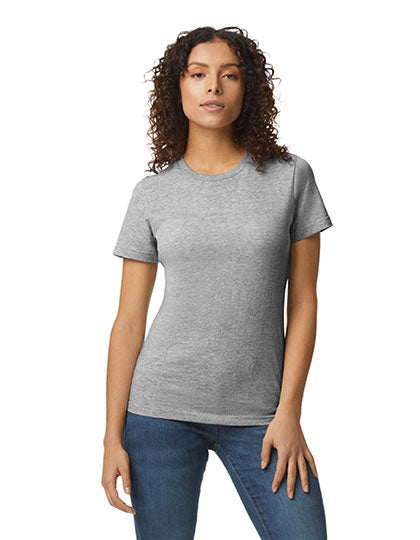 Softstyle® Midweight Women´s T-Shirt in Sport Grey (Heather), Größe 3XL