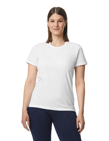 Softstyle® Midweight Women´s T-Shirt in White, Größe 3XL