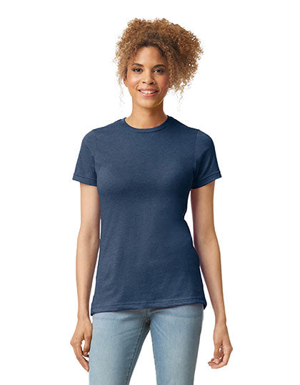 Softstyle® CVC Women´s T-Shirt in Navy Mist, Größe XXL