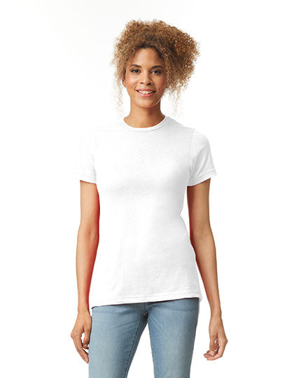 Softstyle® CVC Women´s T-Shirt in White, Größe XXL