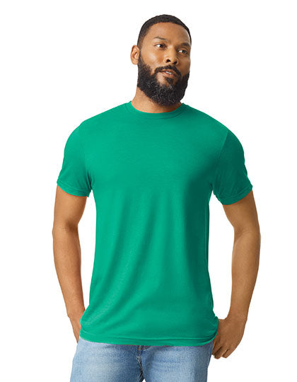 Softstyle® CVC Adult T-Shirt in Kelly Mist, Größe 3XL