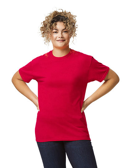 DryBlend® Adult T-Shirt in Red, Größe 3XL