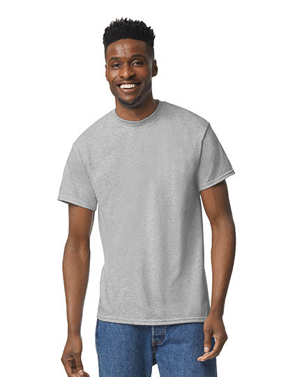 DryBlend® Adult T-Shirt in Sport Grey (Heather), Größe 3XL