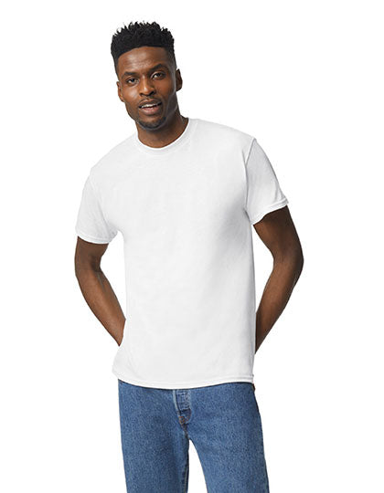 DryBlend® Adult T-Shirt in White, Größe 3XL