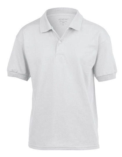 DryBlend® Youth Polo in White, Größe XL (176)