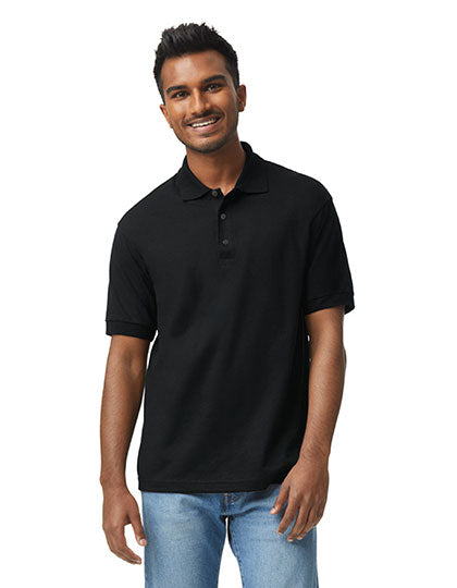 DryBlend® Adult Polo in Black, Größe 3XL