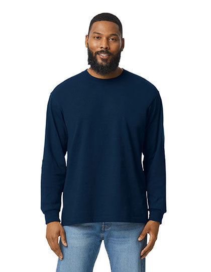 Hammer Adult Long Sleeve T-Shirt in Sport Dark Navy, Größe 4XL