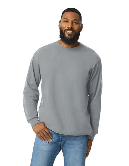 Hammer Adult Long Sleeve T-Shirt in Sport Grey (Heather), Größe 4XL