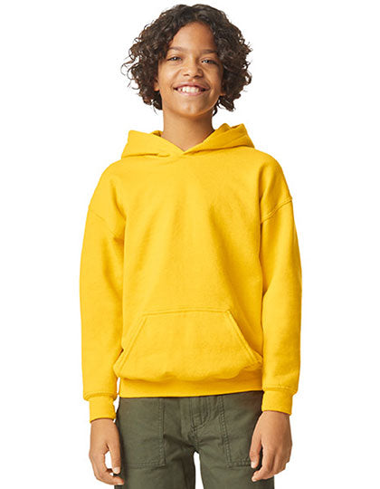 Softstyle® Midweight Fleece Youth Hoodie in Daisy, Größe XL (176)