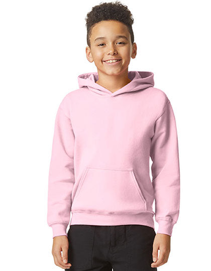 Softstyle® Midweight Fleece Youth Hoodie in Light Pink, Größe XL (176)