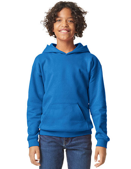 Softstyle® Midweight Fleece Youth Hoodie in Royal, Größe XL (176)