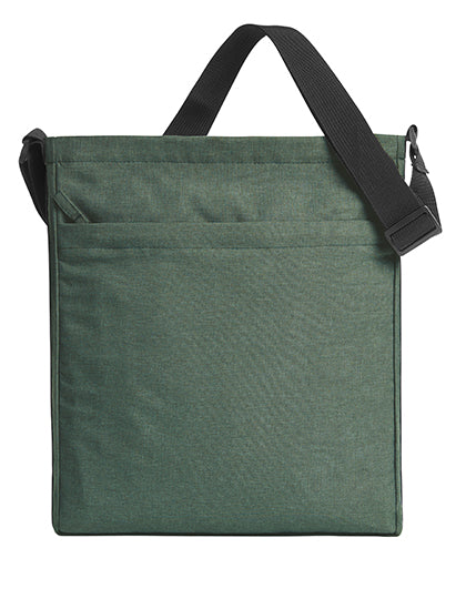 Shoulder Bag Circle in Green Melange, Größe 32 x 38 x 7 cm