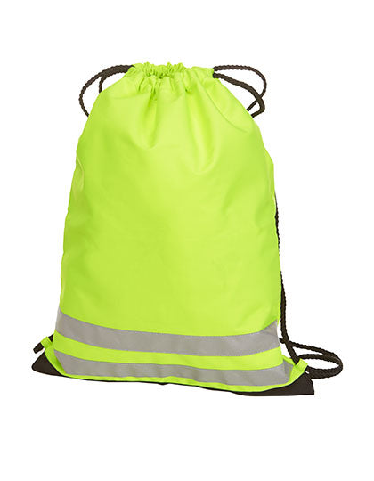 Drawstring Bag Reflex in Neon Yellow, Größe 33 x 43 cm