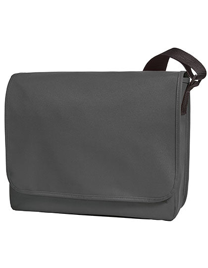 Shoulder Bag Kurier in Anthracite, Größe 36 x 29 x 12 cm